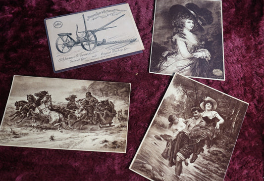 Lot 105 - Four Piece Grouping Of Trade Cards, Adriance Platt And Co. Mowers And Candee Rubber Company