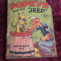 Lot 122 - Early Popeye Comic Book In Craft Condition, Severe Rodent Damage, Pope And The "Jeep" Ten Cent Comic, Feature Books No. 3, Copyright 1936