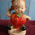 Lot 123 - Vintage Stella Strawberry Chalkware Figure, By Carlton Ware