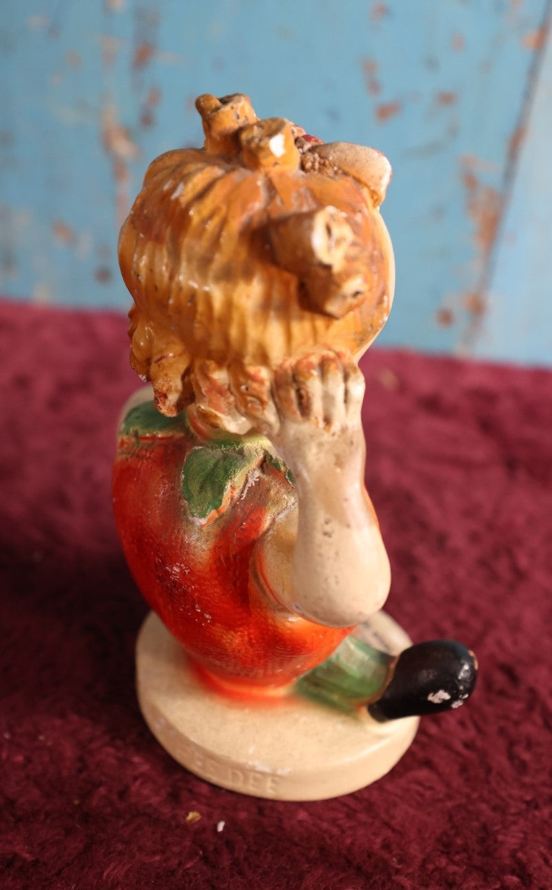 Lot 124 - Vintage Ganesh Hindu Good Luck Chalkware Figure, Various Chipping And Paint Loss