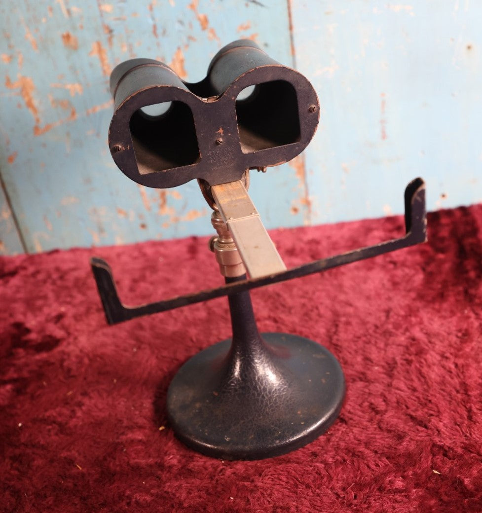 Lot 125 - Antique Keystone Stereo-Optic Viewer, Professional Grade On Stand, Works Perfect, Complete