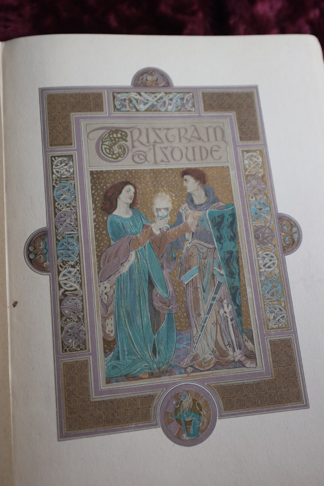 Lot 139 - Anitique Heavily Illustrated Edition Of Tristan And Isolde, 1920S, Drawn Out Of The Celtic French And Illuminated By Evelyn Paul And Published By Brantanos, New York