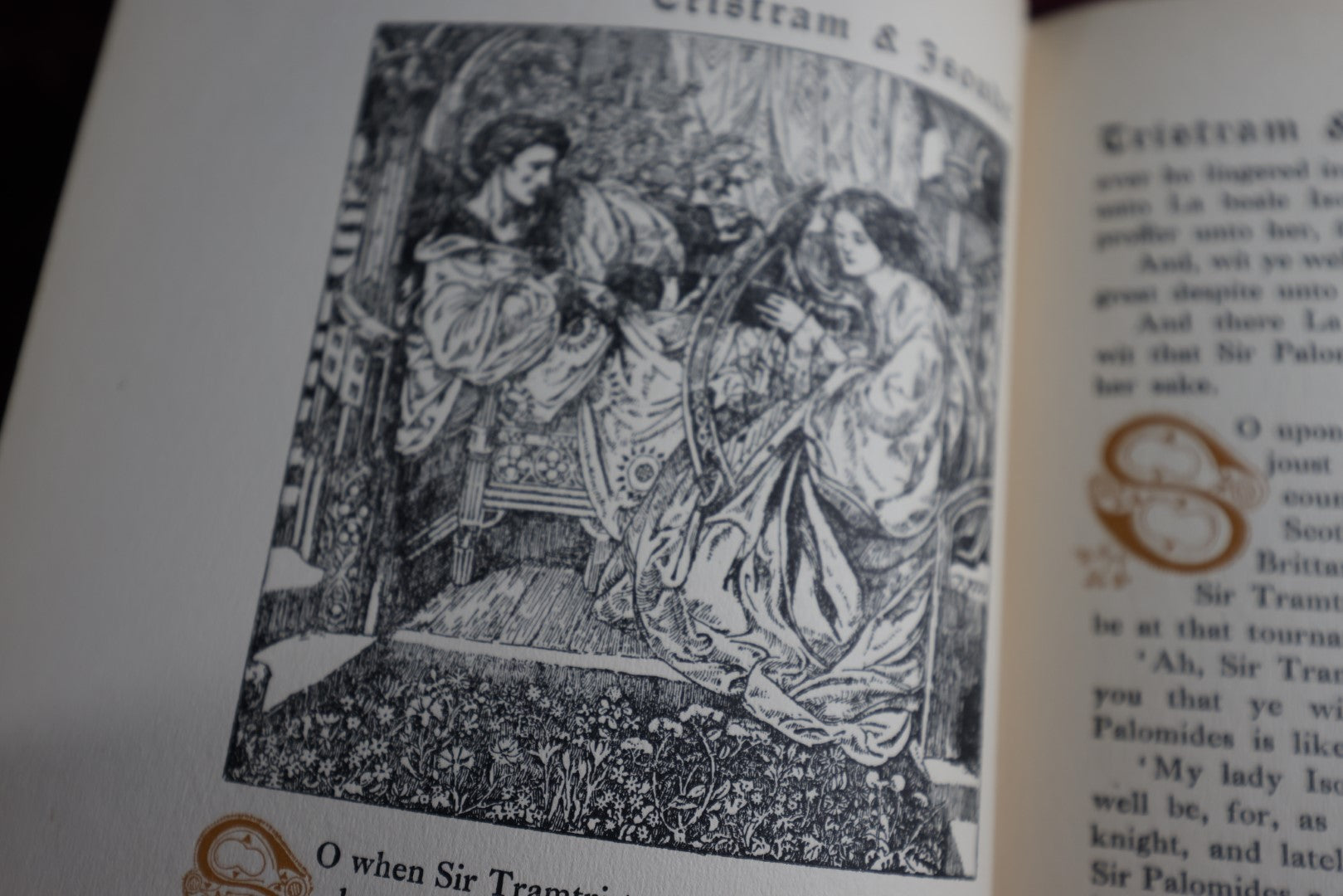 Lot 139 - Anitique Heavily Illustrated Edition Of Tristan And Isolde, 1920S, Drawn Out Of The Celtic French And Illuminated By Evelyn Paul And Published By Brantanos, New York