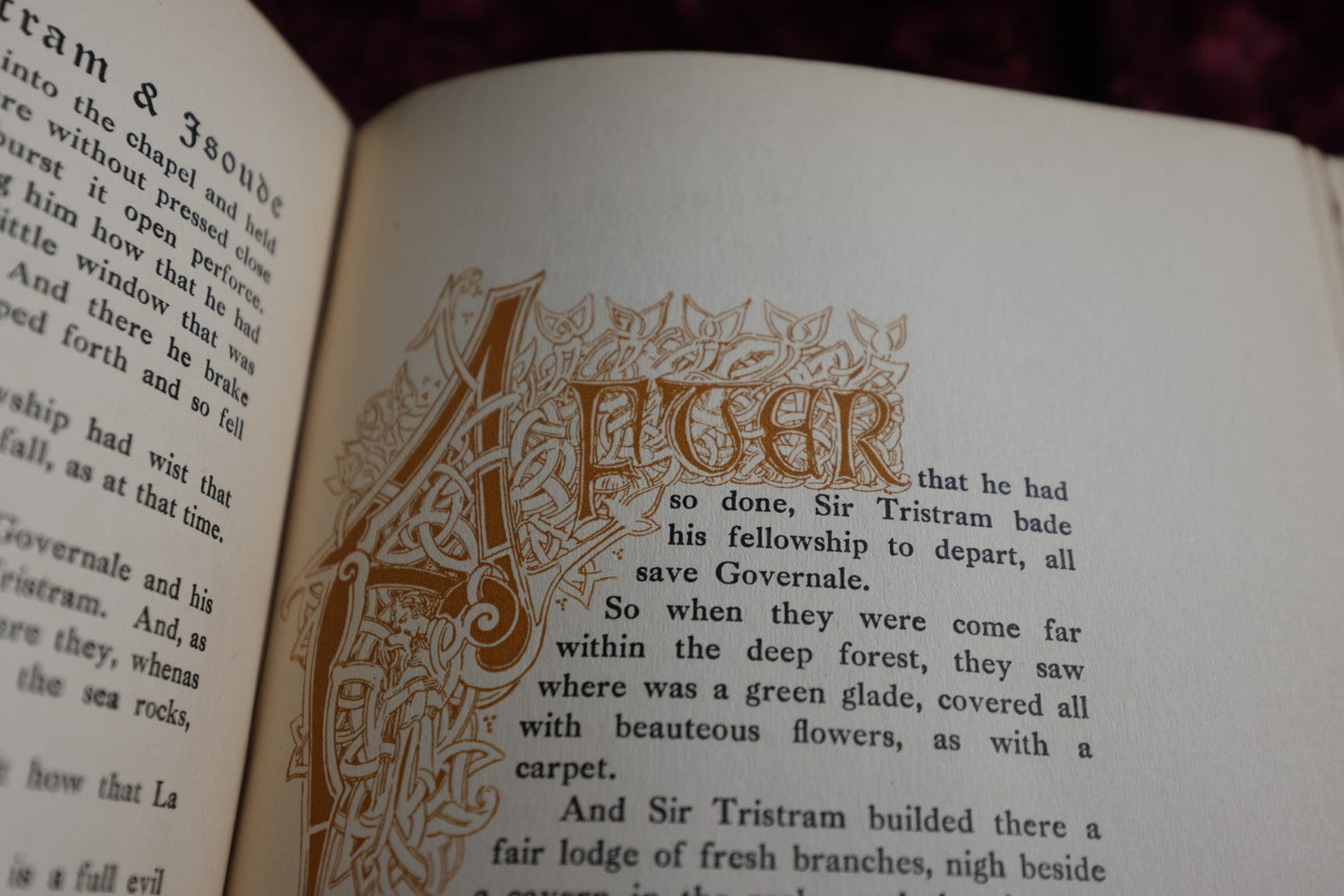 Lot 139 - Anitique Heavily Illustrated Edition Of Tristan And Isolde, 1920S, Drawn Out Of The Celtic French And Illuminated By Evelyn Paul And Published By Brantanos, New York