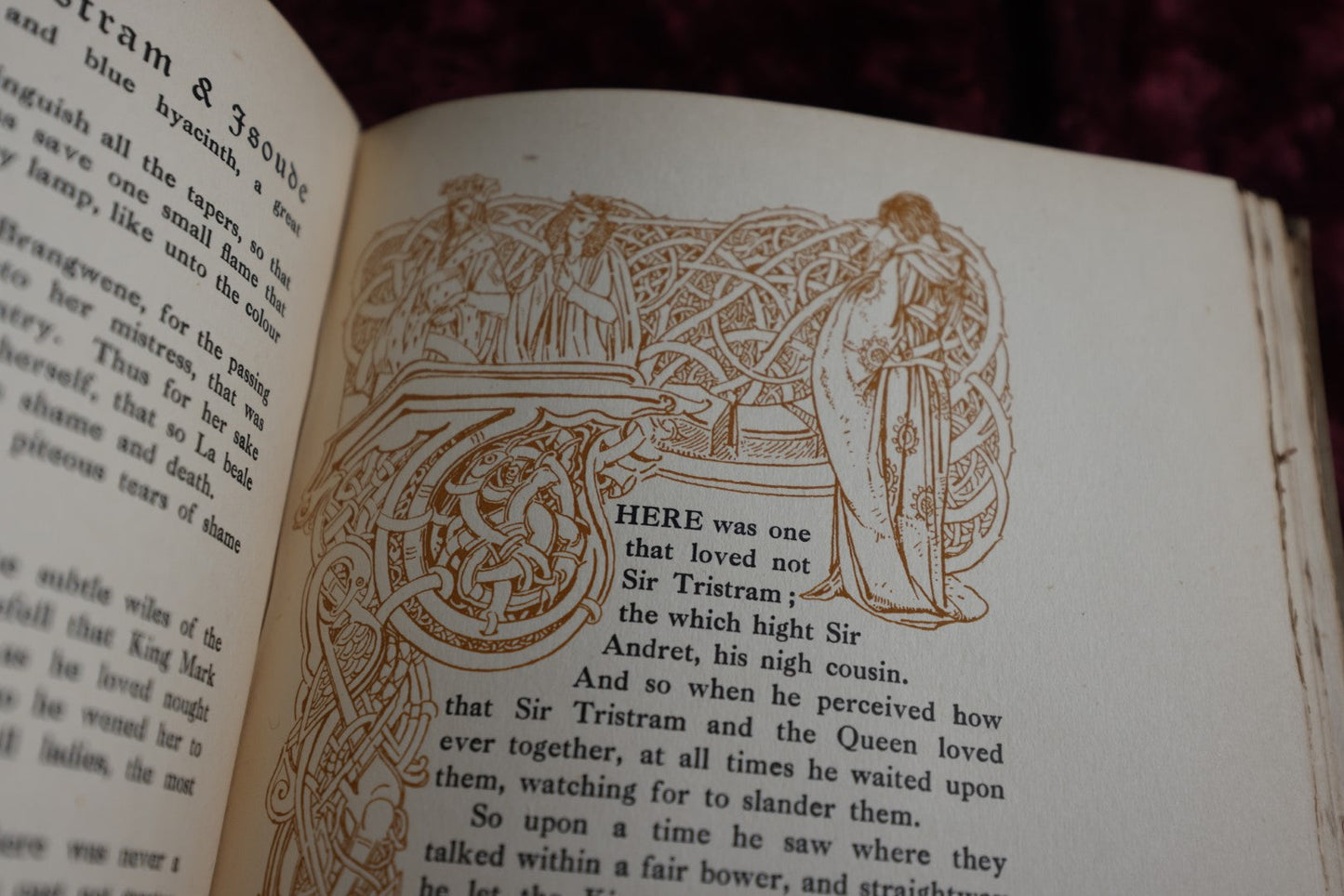 Lot 139 - Anitique Heavily Illustrated Edition Of Tristan And Isolde, 1920S, Drawn Out Of The Celtic French And Illuminated By Evelyn Paul And Published By Brantanos, New York