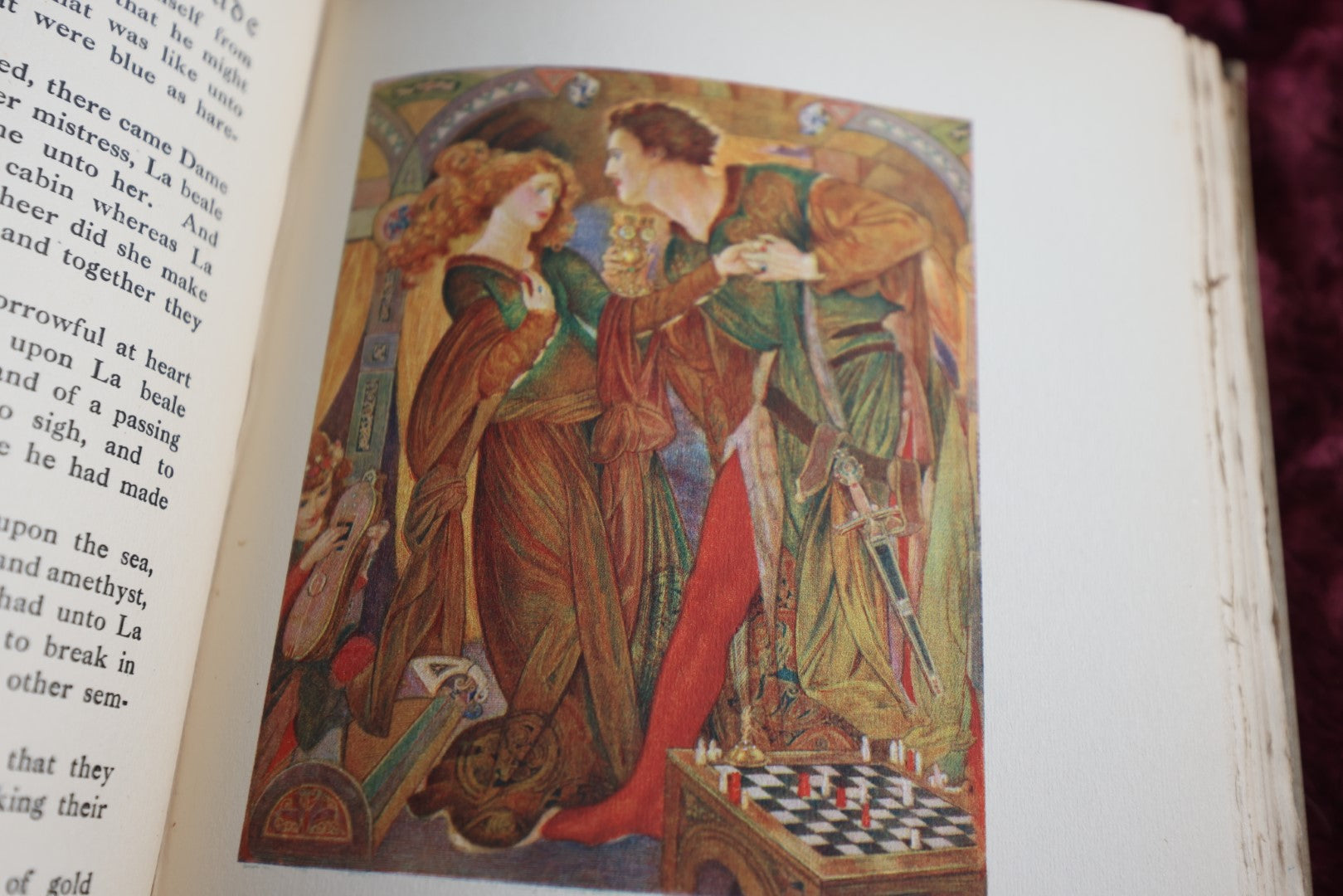 Lot 139 - Anitique Heavily Illustrated Edition Of Tristan And Isolde, 1920S, Drawn Out Of The Celtic French And Illuminated By Evelyn Paul And Published By Brantanos, New York