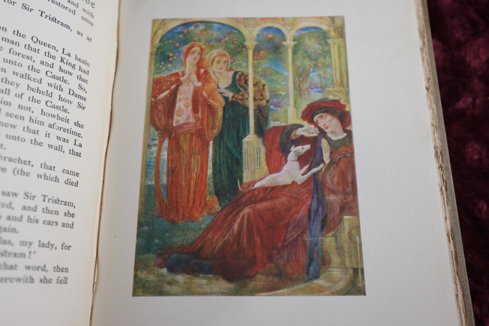 Lot 139 - Anitique Heavily Illustrated Edition Of Tristan And Isolde, 1920S, Drawn Out Of The Celtic French And Illuminated By Evelyn Paul And Published By Brantanos, New York