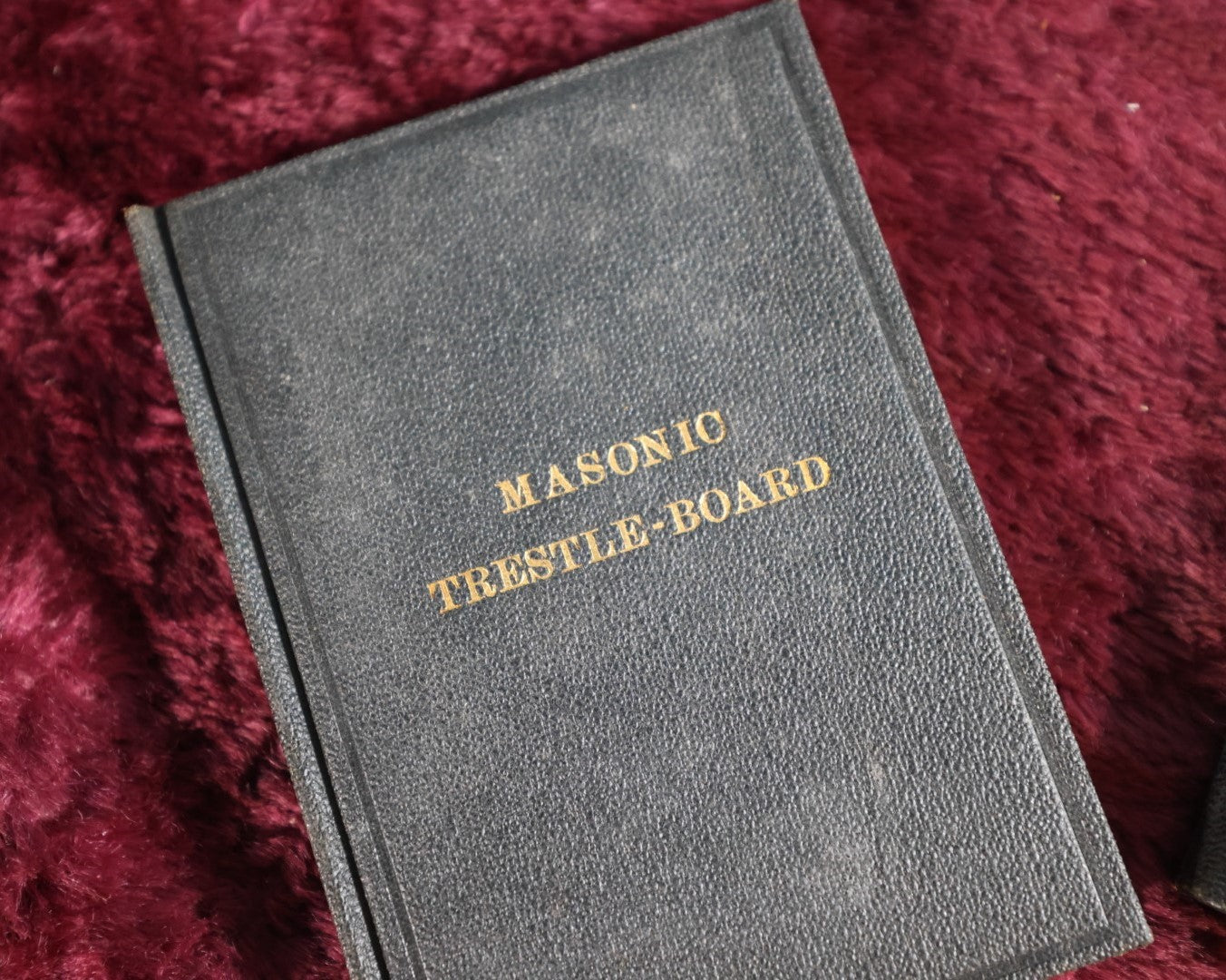 Lot 141 - Pair Of Antique Masonic Trestle Board Small Books