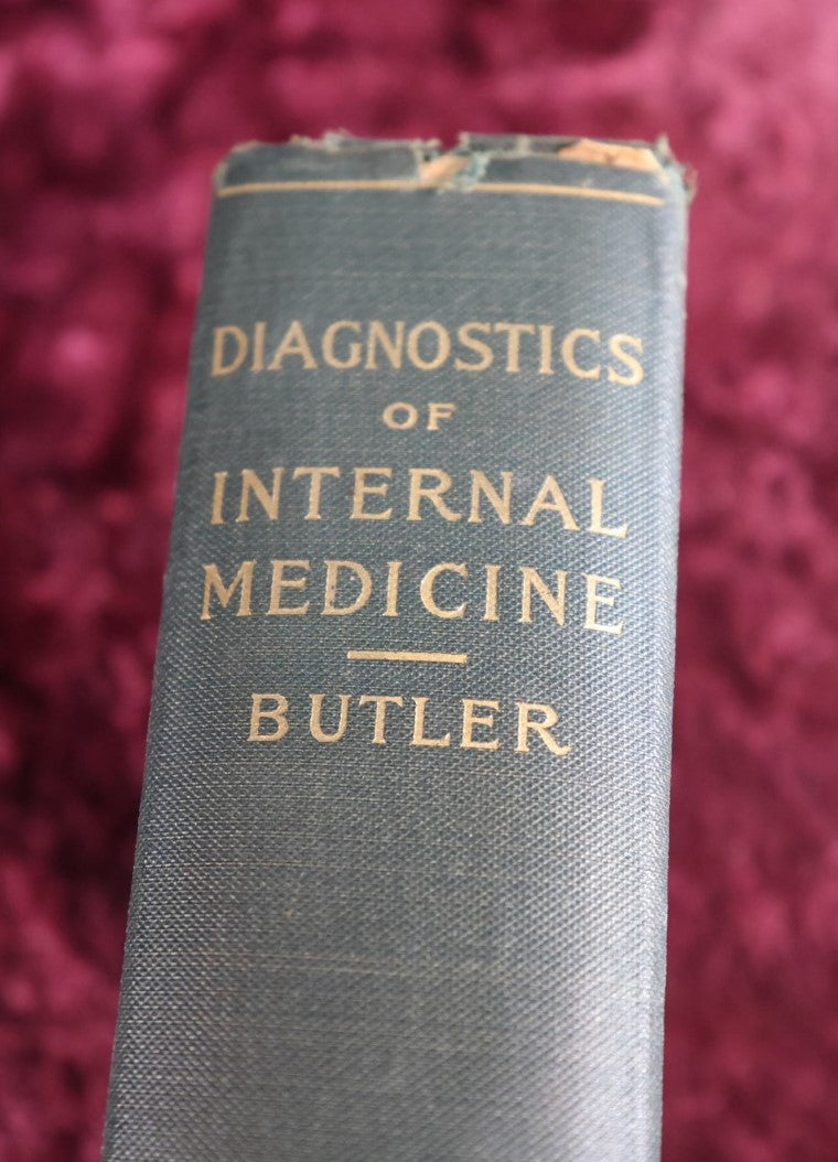 Lot 143 - Antique Medical Book, Diagnostics Of Internal Medicine, By Glenworth Reeve Buttler, M.D., 1905, Illustrated