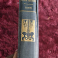 Lot 144 - Backache And Sciatic Neuritis Vintage Medical Book By Philip Lewin, M.D., Spine And Bones On Spine Of Book, 1944 Reprint
