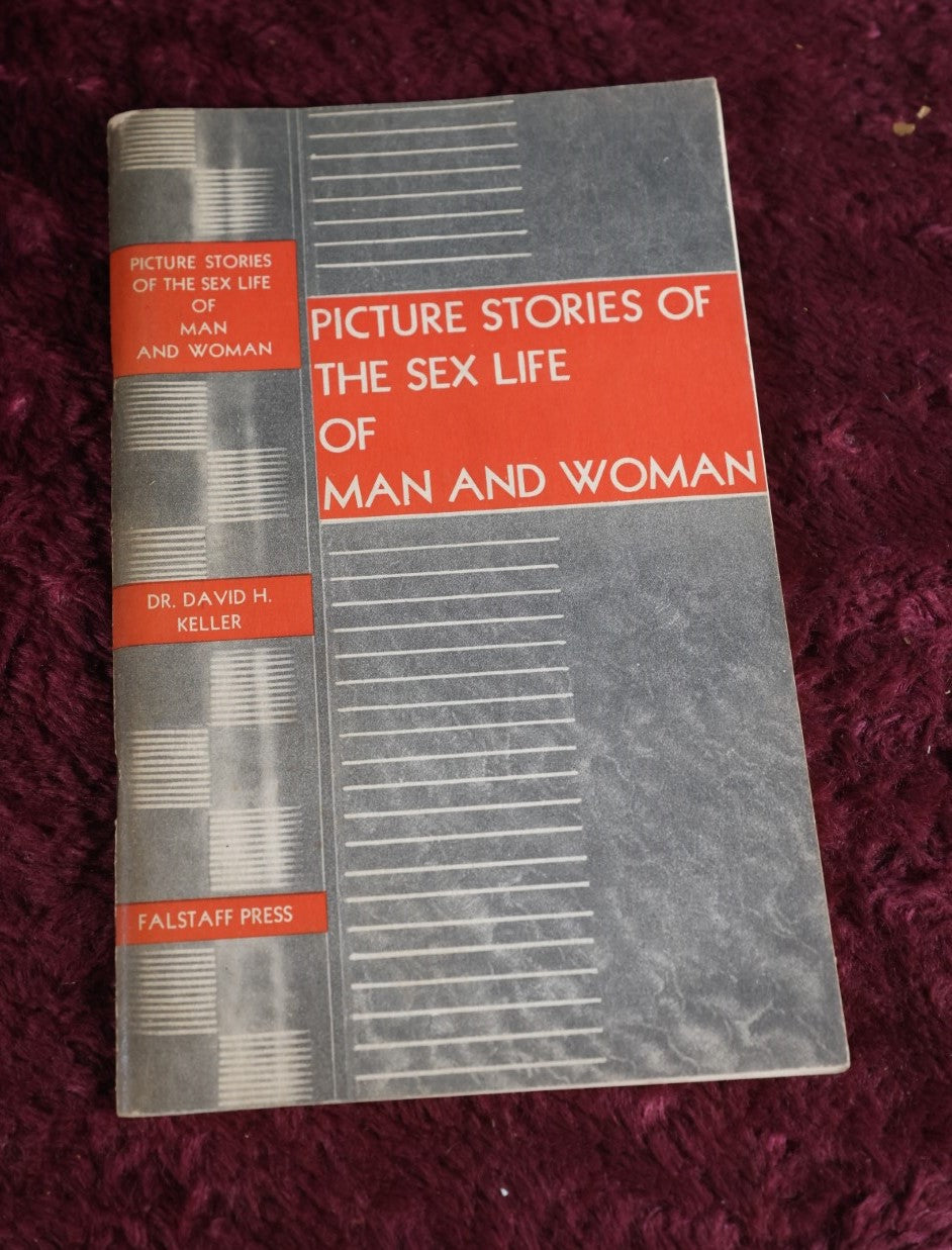 Lot 145 - Picture Stories Of The Sex Life Of Man And Woman Vintage Pamphlet, By Dr. David H. Keller, 1939, Falstaff Press, Illustrated