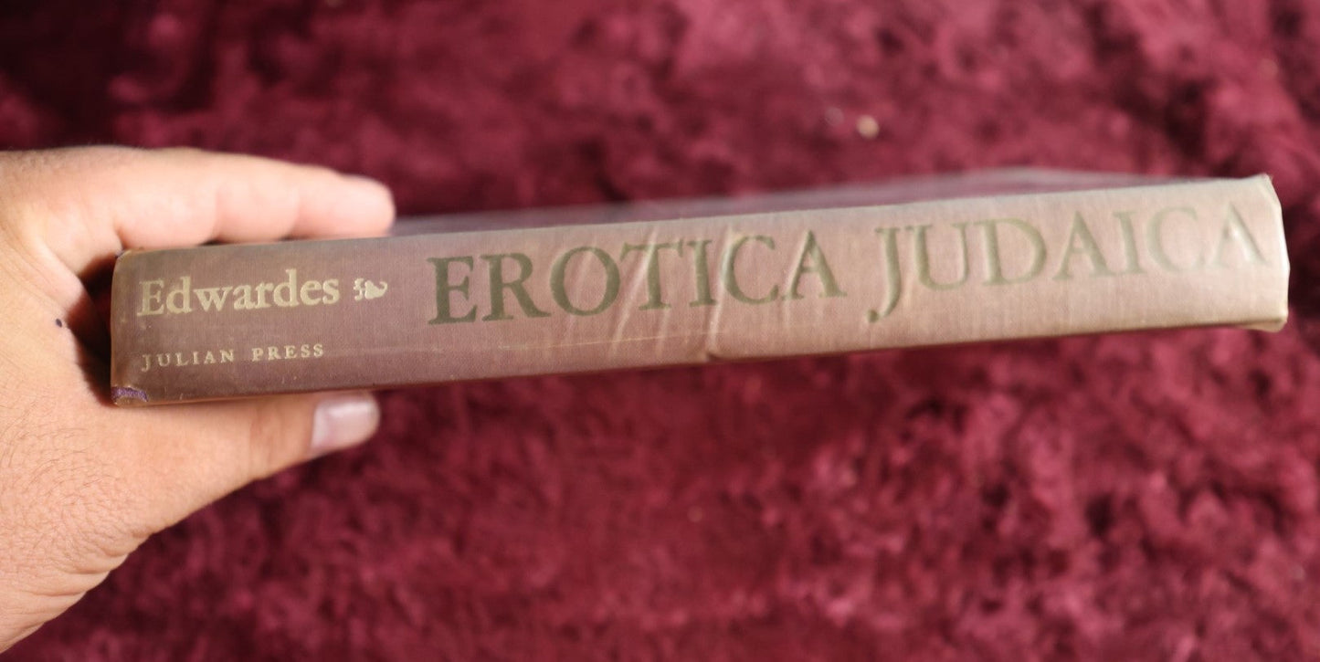 Lot 146 - Erotica Judaica - A Sexual History Of The Jews, Vintage Book By Allen Edwards, Copyright 1967, New York