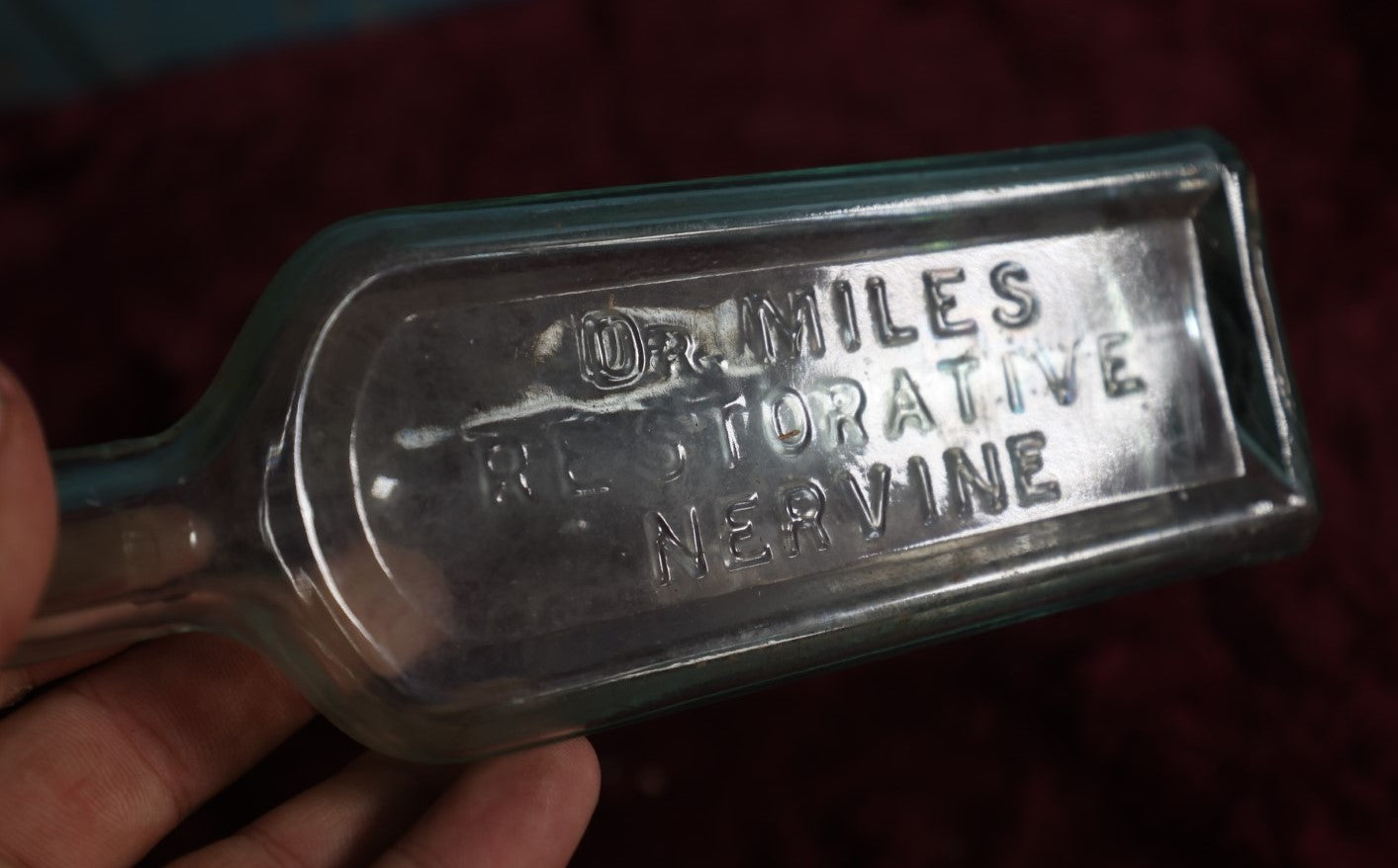 Lot 154 - Antique Dr. Milles Restorative Nervine Apothecary Medicine Bottle