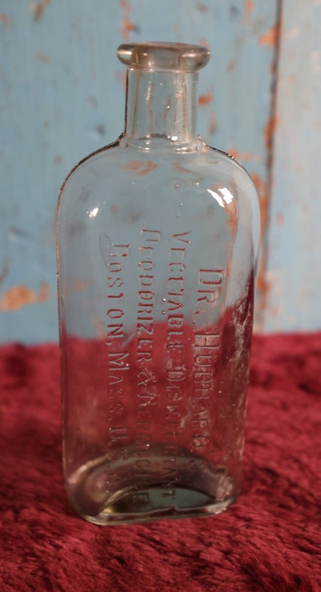 Lot 155 - Antique Dr. Hubbard'S Vegetable Disinfectant Deoderizer And Germicide Antique Glass Medicine Bottle, Boston, Massachusetts