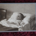 Lot 156 - Antique Cdv Photo Of Sick Bedridden Young Boy, Dying, Kristianstad, Sweden,