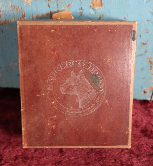 Lot 158 - Antique Barker Brand Cardboard Box, William Barker Company Manufacturers, Troy, N.Y.