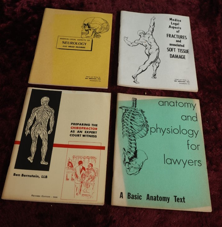 Lot 143 - Four Piece Grouping Of Legal Medicine Publications By Ben Bernstein, Esquire, Philadelphia Bar, 1960s