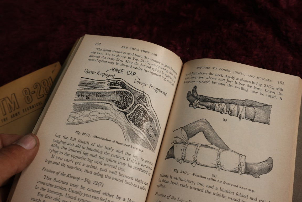 Lot 144 - Three Piece Medical Ephemera Grouping - Principles Of Radiographic Exposure, X-Ray Film Processing, And The American Red Cross First Aid Text Book