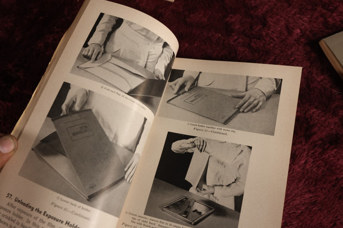 Lot 144 - Three Piece Medical Ephemera Grouping - Principles Of Radiographic Exposure, X-Ray Film Processing, And The American Red Cross First Aid Text Book