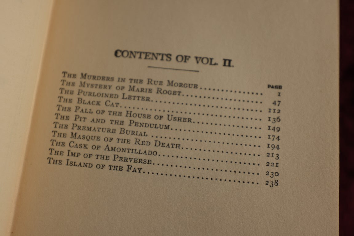 Lot 019 - The Works Of Edgar Allan Poe, Complete Eight Volume Set, Arcadia House, 1950, New York