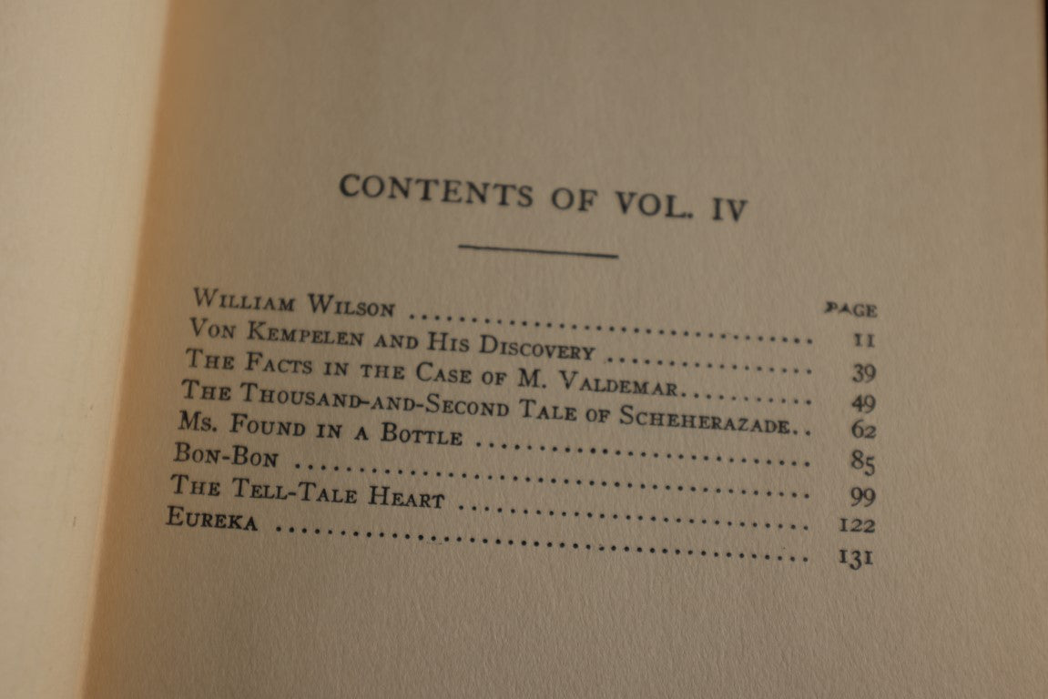 Lot 019 - The Works Of Edgar Allan Poe, Complete Eight Volume Set, Arcadia House, 1950, New York