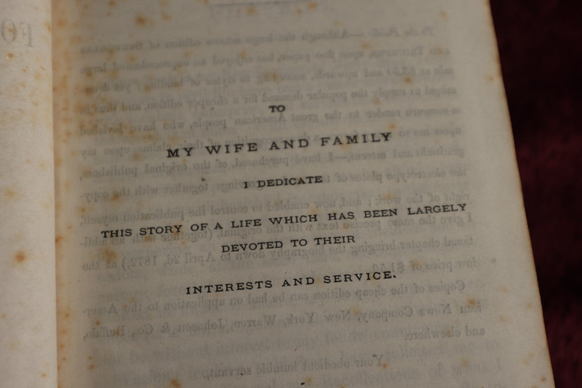 Lot 024 - Struggles And Triumphs Or Forty Years' Recollections Of P.T. Barnum, Written By Himself, Phineas T. Barnum Autobiography, 1872, Illustrated By Fay & Cox