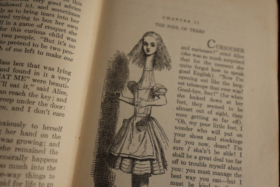 Lot 027 - Alice In Wonderland By Lewis Carroll With Illustrations By John Tenniel, Books, Inc. Antique Edition, Boston / New York