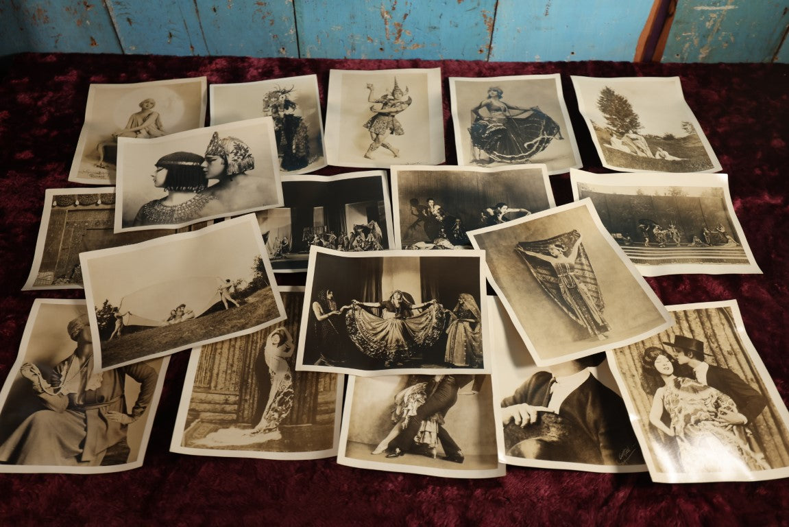 Lot 033 - Important Collection Of Early 8 X 10 Promotional Photos Of The Pioneers Of Modern Dance And Performance Art, Featuring Ted Shawn, Ruth St. Denis, And More, 18 Pieces, New York City 