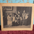 Lot 040 - Antique Boarded Photo Of Young People In Costume, Likely From A Play, Marked Gustave Lorey, B.