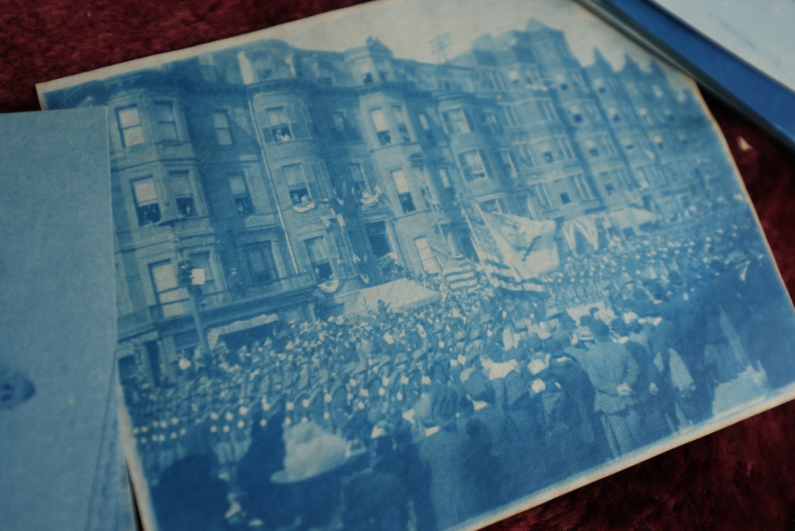 Lot 047 - Massive Grouping Of Antique Cyanotype Photographs, Circa 1895 - 1905, Many Of Washington D.C., Landmarks, Interiors, Portraits, Architecture - Over 125 Pieces