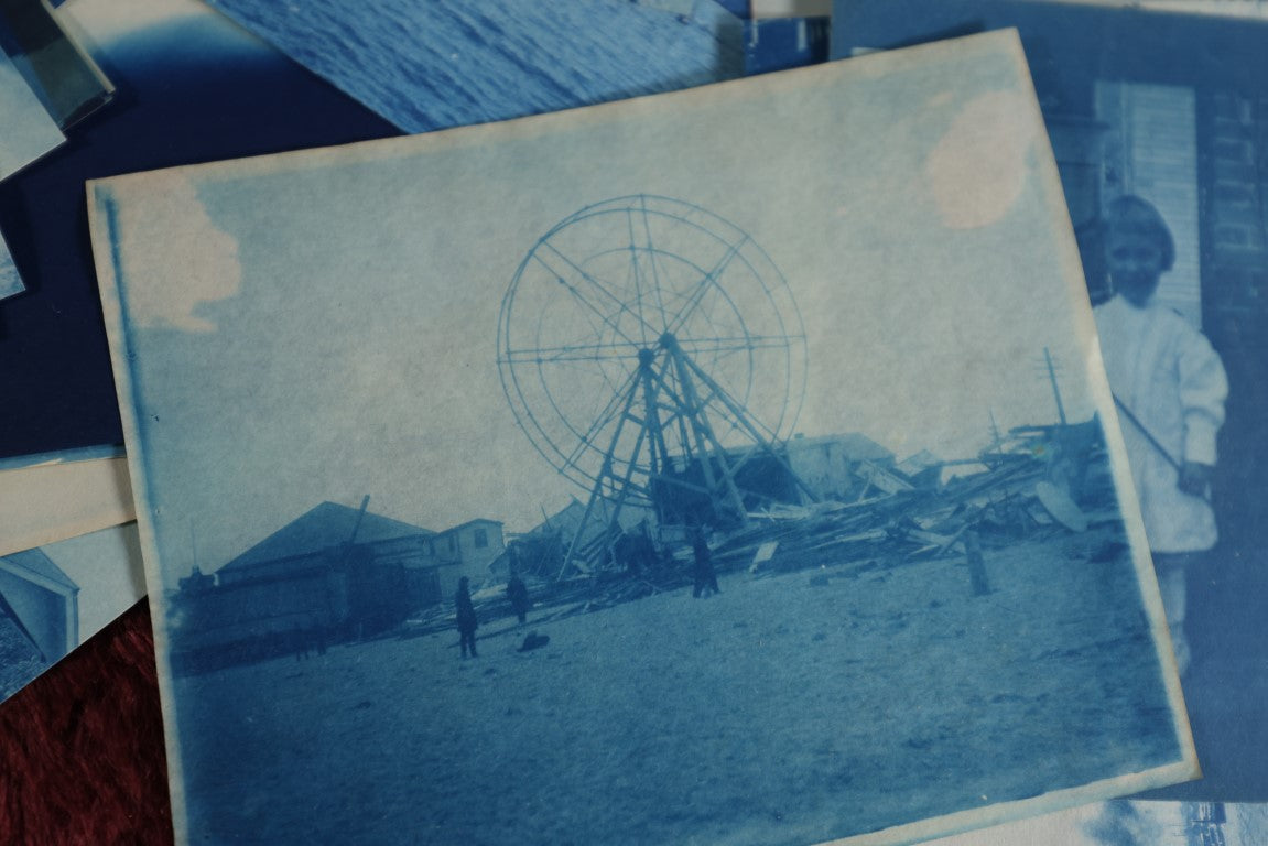 Lot 047 - Massive Grouping Of Antique Cyanotype Photographs, Circa 1895 - 1905, Many Of Washington D.C., Landmarks, Interiors, Portraits, Architecture - Over 125 Pieces