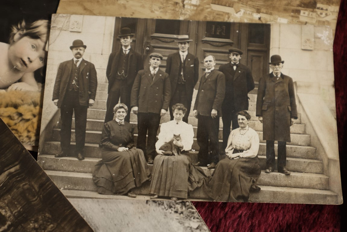 Lot 048 - Grouping Of Real Photo Postcards RPPC, Early 20th Century, Soldiers, And More