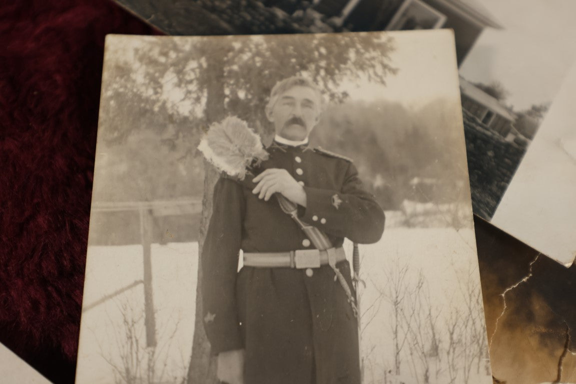 Lot 048 - Grouping Of Real Photo Postcards RPPC, Early 20th Century, Soldiers, And More