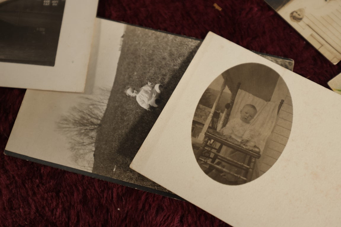 Lot 048 - Grouping Of Real Photo Postcards RPPC, Early 20th Century, Soldiers, And More