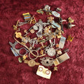 Lot 051 - Mixed Grouping Of Mostly Men's Jewelry, Cufflinks, Pins, Odd Fellows, And More, Keychains, Etc