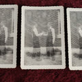 Lot 081 - Trio Of Double Exposure "Ghost" Snap Shot Photos Of Two Boys Doing Handshake, Same Photo, Three Copies (I Think), O'Brien Written On The Back
