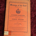 Lot 087 - Esoterica Pamphlet Publication, "Message Of The East," Copyright 1936 By Swami Paramanandam, Mystic And Poet, Vendata Philosophy Teacher