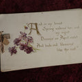 Lot 089 - Antique Artistic Poetry Book With Flowers And More, Copyright 1893 By L. Prang & Co., Boston