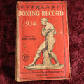 Lot 091 - Everlast Boxing Record For 1924, Edited By Robert Ripley, Published B Everlast Sport Publishing Co., New York