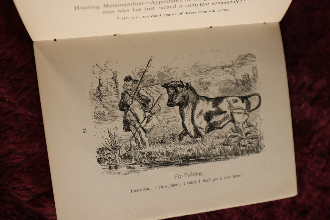 Lot 092 - Pictures Of Life And Character By John Leech, From The Collection Of Mr. Punch, Pamphlet Of Comic Illustrations, 1884