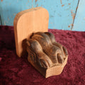 Lot 100 - Wooden Claw Furniture Foot Turned Into Bookend, Single