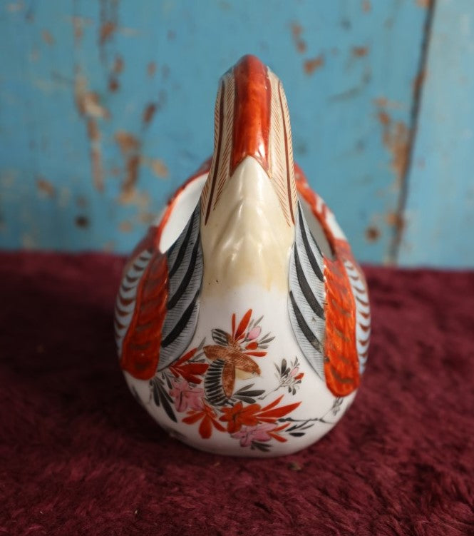 Lot 101 - Funky Porcelain Chicken Figure, Maybe Chinese, I Dunno, I Liked It