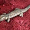 Lot 117 - Vintage Cast Metal Alligator Tourist Souvenir Of Jacksonville, Florida, Appears To Be Missing Front Feet