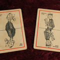 Lot 124 - Pair Of Humorous Cartoon Playing Cards From Whitman's Old Maid, 1920s