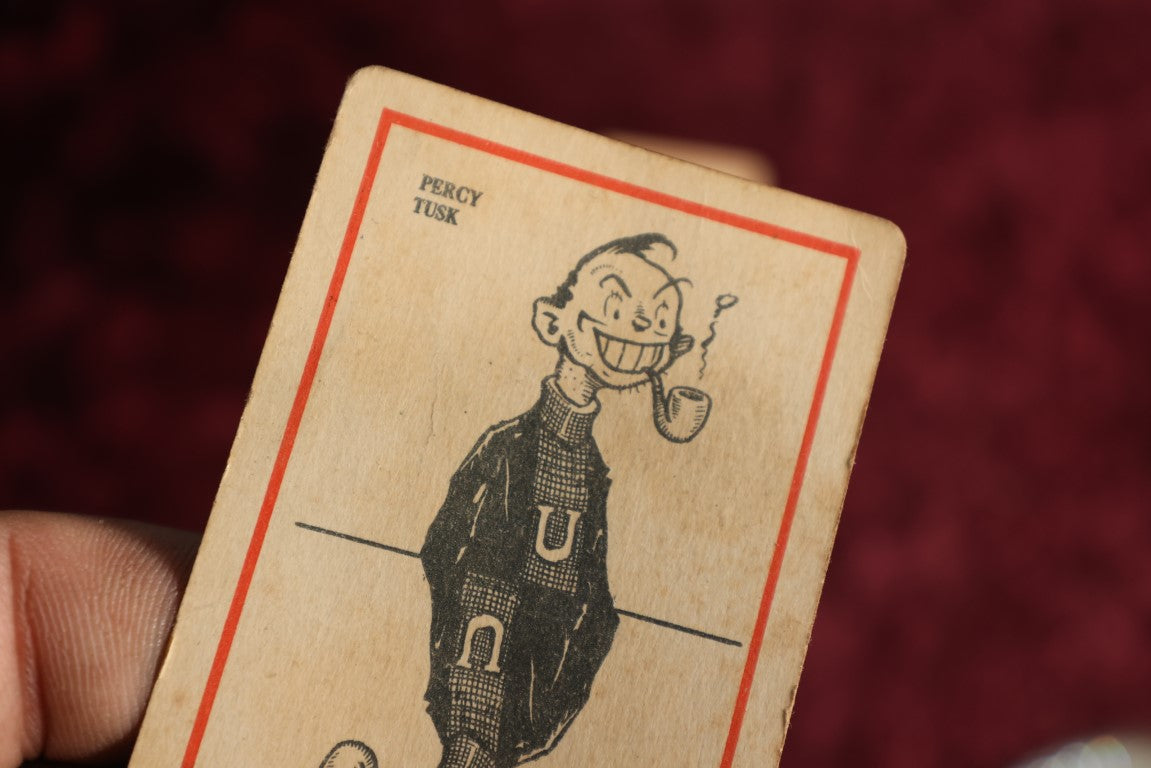 Lot 124 - Pair Of Humorous Cartoon Playing Cards From Whitman's Old Maid, 1920s