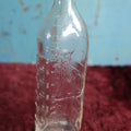 Lot 133 - Antique 8 Ounce Clear Glass Baby Bottle With Embossed Cat And Kittens