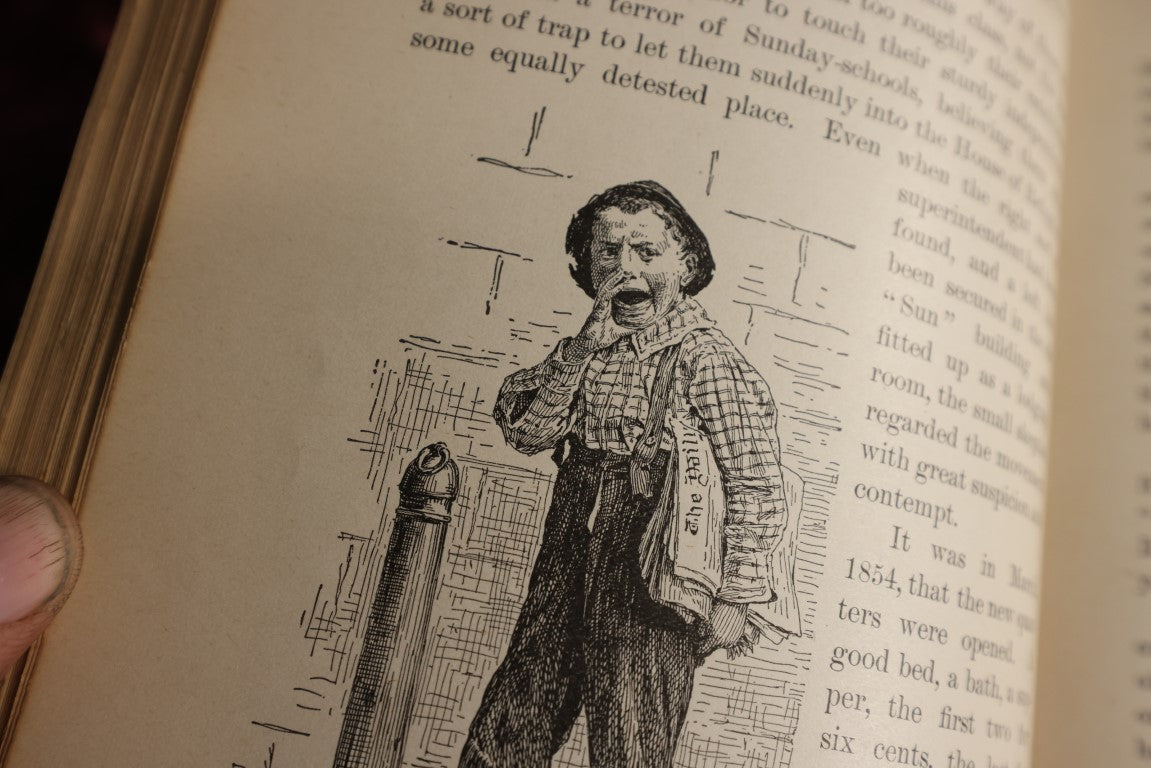 Lot 140 - Darkness And Daylight Or Lights And Shadows Of New York Life By Mrs. Helen Campbell - 1898 Book, Extremely Poor Condition, Many Interesting Illustrations