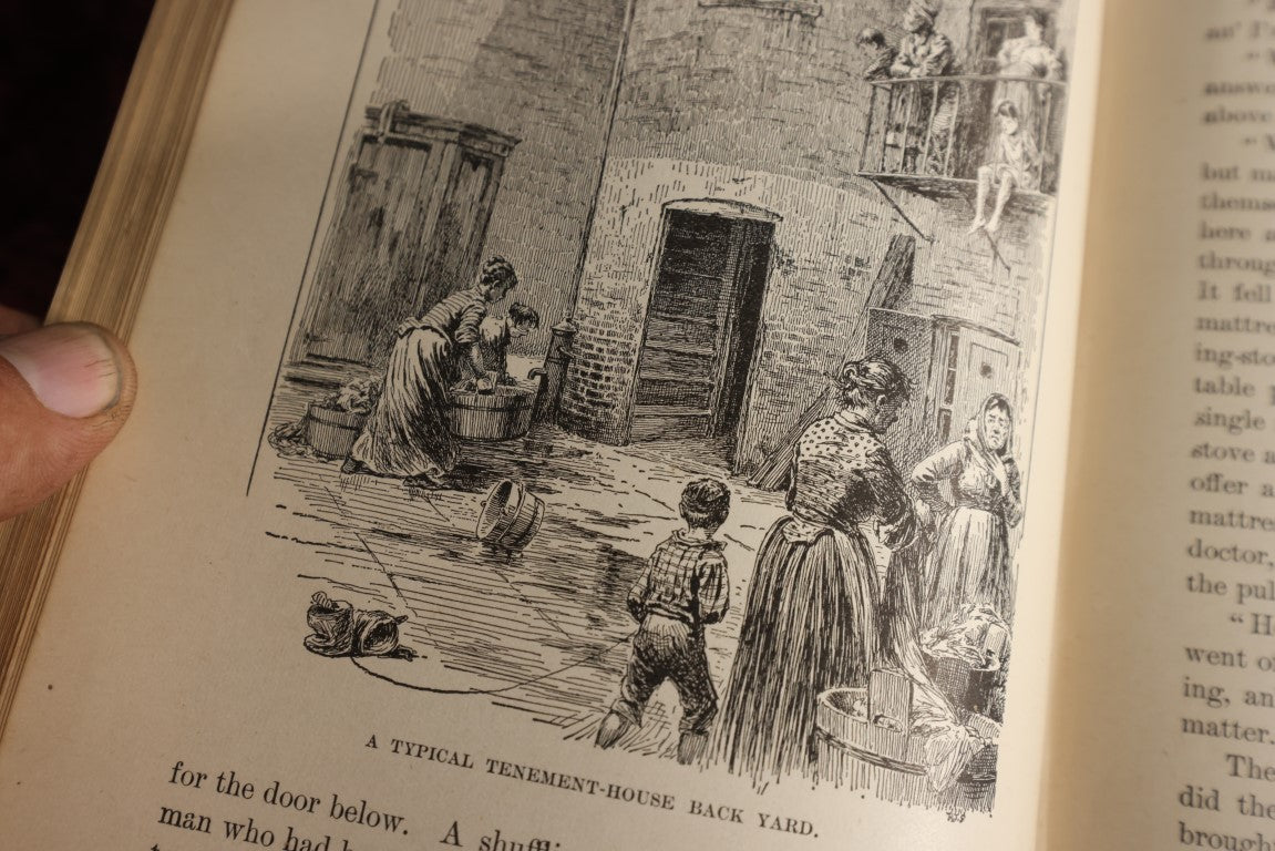 Lot 140 - Darkness And Daylight Or Lights And Shadows Of New York Life By Mrs. Helen Campbell - 1898 Book, Extremely Poor Condition, Many Interesting Illustrations