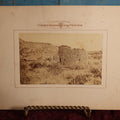 Lot 166 - F.V. Hayden Expedition, U.S. Geological Survey, Department Of The Interior, Albumen Photo By William Henry Jackson, Showing North American Indian (Ancestral Pueblo) Stone Ruins In Mancos Canyon, 1880