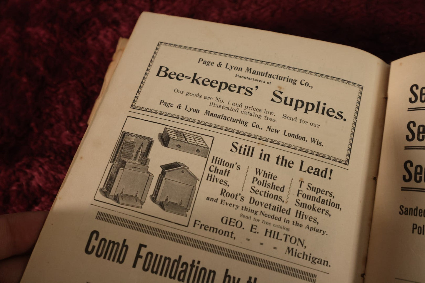 Lot 025 - A B C And X Y Z Of Bee Culture, Antique Book, 1877, By A.I. Root, All About The Care Of Honey Bees, Profusely Illustrated